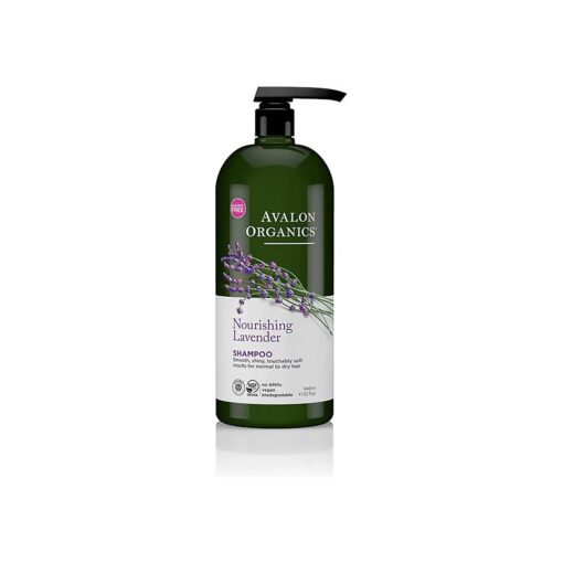 Avalon Organics Revitalizing Lavender Shampoo, For Smooth, Shiny, Touchably Soft Hair For Normal To Dry Hair, 32 Fluid Ounces