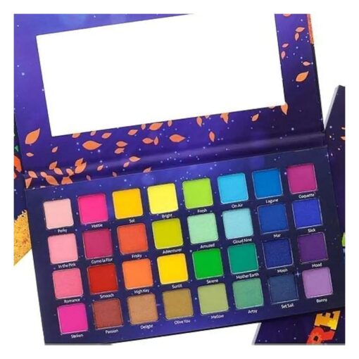 Amor Us Remember Me Pressed Pigment Palette Eyeshadow Palette con 32 Pigmentos BRIGHTS