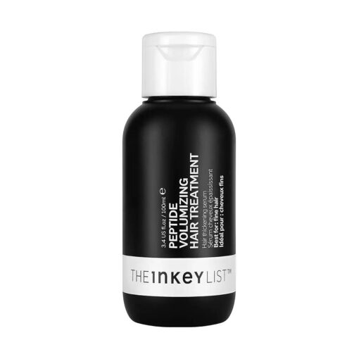 The INKEY List Peptide Volumizing Hair Treatment, Lightweight Hair Peptide Serum Helps the Appearance of Hair Thickness and Volume, For All Hair Types, 3.38 fl oz