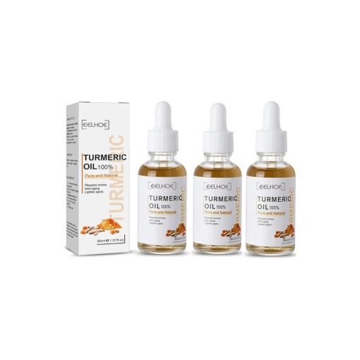 Turmeric Serum Oil Facial Skin Care Serum, Moisturizing the skin Serum, Suitable For Dry Skin, Redness, & Skin Blemishes ( colorless 3PC )