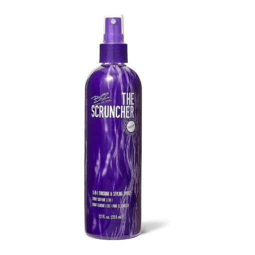 The Scruncher 3-in-1 Spray, Defines curls and waves, Natural Organic Extracts, 12 Oz