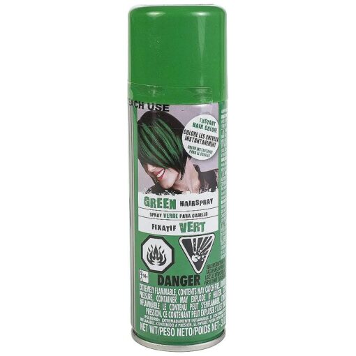 Color Hair Spray 3oz-Green