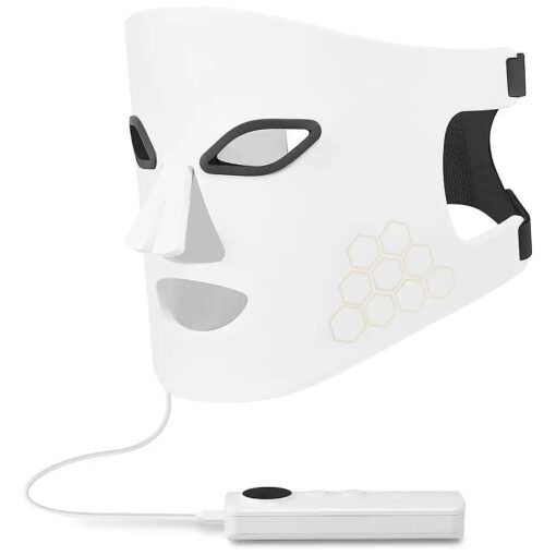 Portable LED Face Mask 4 Colors Light Therapy Facial Photon Beauty Device for Facial Rejuvenation, Wrinkles Reduction, Anti-Aging1