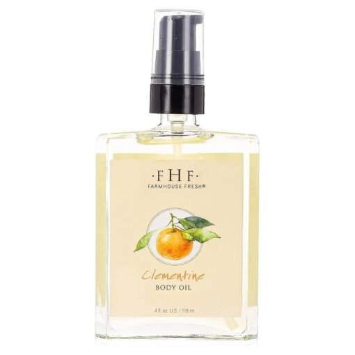 Clementine Body Oil, Orange, 4 Fl Oz ( Pack of 1 )