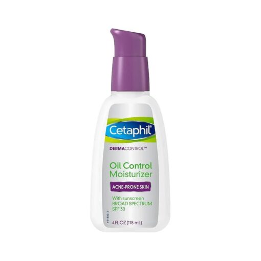 Cetaphil Dermacontrol Facial Moisturizer for Acne-Prone Skin with Suncreen SPF 30, 4 Fluid ( Packaging May Vary ) Ounce