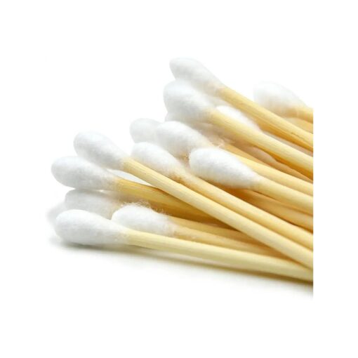 1000pcs Cotton Swabs 4" Wood Stick for Medical Wound Care Skin Clean Widely Used at School Office Home ( 4" 1000pcs )