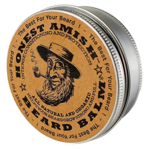 Honest Amish Beard Balm - New Large 4 Ounce Twist Tin