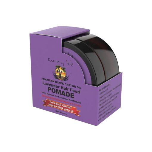 Sunny Isle Jamaican Lavender Hair Pomade Purple, 4 Ounce