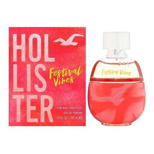 Hollister Festival Vibes Eau de Parfum Spray for Women, 3.4 Ounce