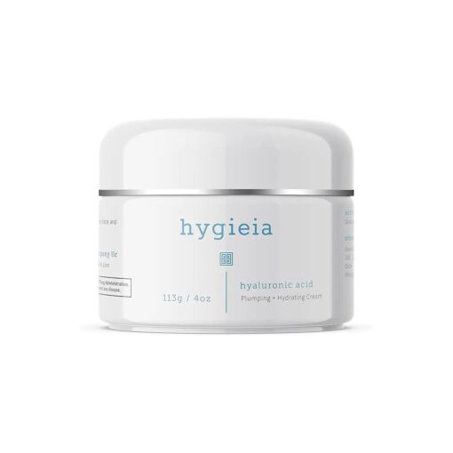 Hygieia + Encapsulated Hyaluronic Acid Face Moisturizer - Hydrating Liposomal Face Cream for Women & Men - Fast & Deep Cellular Absorption for Daily Skin Hydration, Firming, Toning & Elasticity, 4oz