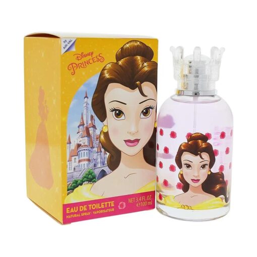 Disney Princess Belle Eau de Toilette Spray for Kids, 3.4 Ounce