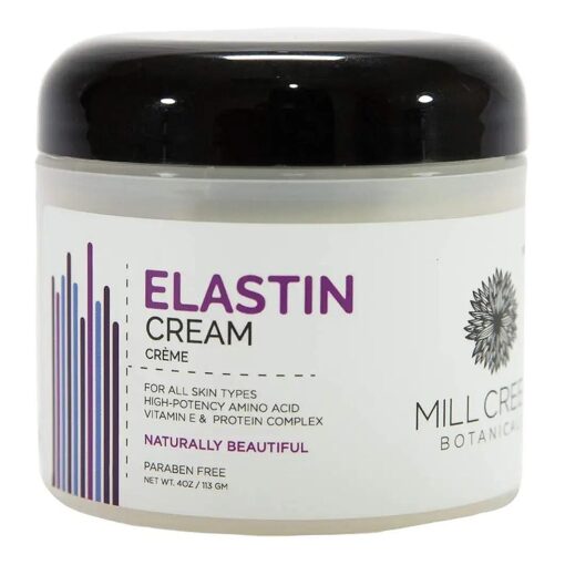 Mill Creek Botanicals Elastin Cream, 4 Ounce