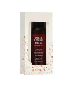 Plantlife Vanilla Orange Body Oil - Formulated for Soft and Silky Skin Using Rich Plant Oils That Absorb and Leave a Light Aroma on the Skin - Made in California 4 oz