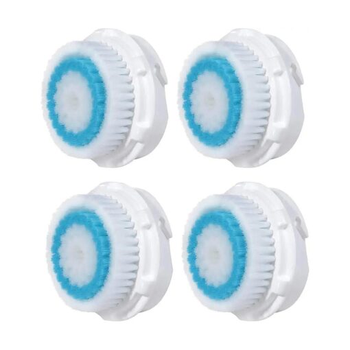 4 Pack Compatible Replacement Facial Cleansing Brush Head