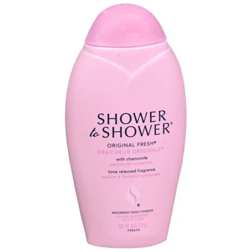 SHOWER TO SHOWER Body Powder Original Fresh 8 oz ( Pack of 4 )