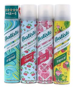 Batiste Dry Shampoo Original, Cherry, Blush, Tropical ( 4 pack ) 6.73 oz