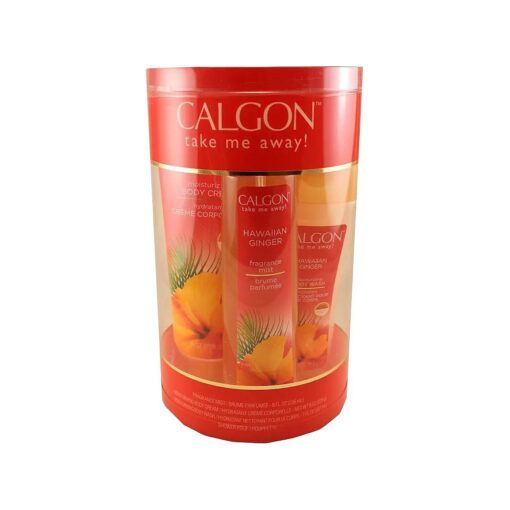 Calgon Hawaiian Ginger Body Care 4-Piece Gift Set Box