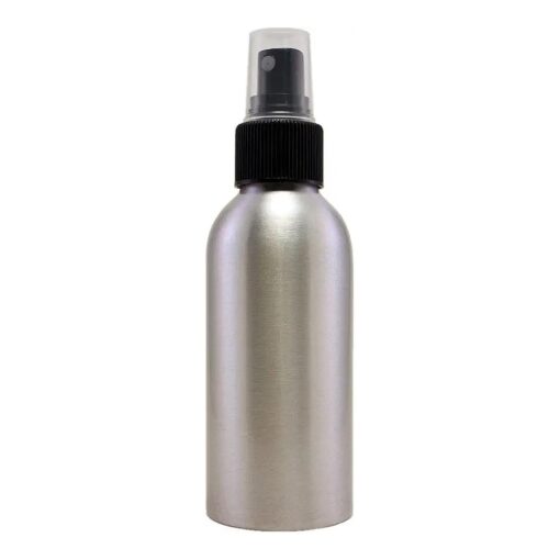 4 fl oz Aluminum Bottle with Black Spray Cap ( Single )