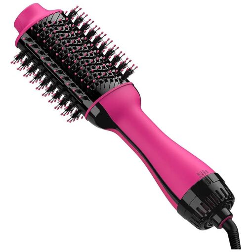 Hair Dryer Brush Blow Dryer Brush in One Upgraded 4 in 1 Hair Dryer and Styler Volumizer with Negative Ion Anti-frizz Ceramic Titanium Barrel Hot Air Brush