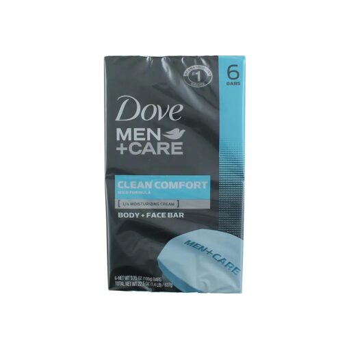 Dove Men+Care Body and Face Bar, Clean Comfort, 4 oz