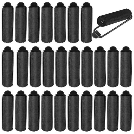 40 Pieces Sponge Hair Rollers Satin Rollers for Black Hair Soft Hair Curler Flexible Styling Curlers Wave Curlers for Hairdressing Hair Styling