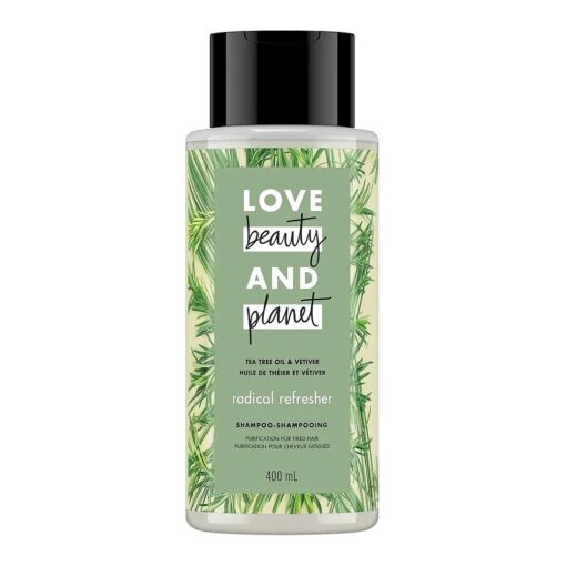 Love beauty and planet tea tree oil & vetiver shampoo, 400ml ( 1 battles )