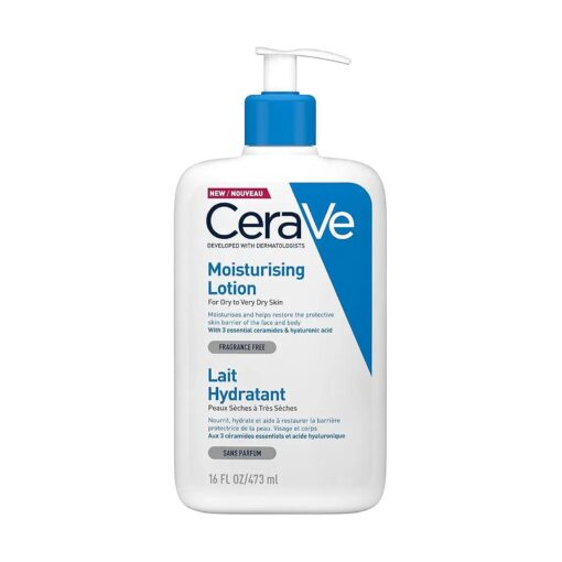 Moisturising Lotion for Dry to Very Dry Skin 473 ml with Hyaluronic Acid and 3 Essential Ceramides