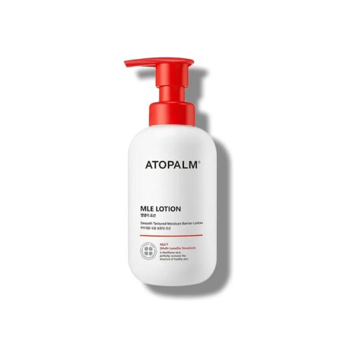 ATOPALM MLE Lotion 200ml 6.8 Fl Oz for Sensitive Skin, 48 Hours Long Hydration with Ceramide, Long-Lasting Moisturizing Baby Lotion, Strengthening Skin Barrier, Redness-Relief, Korean Skincare