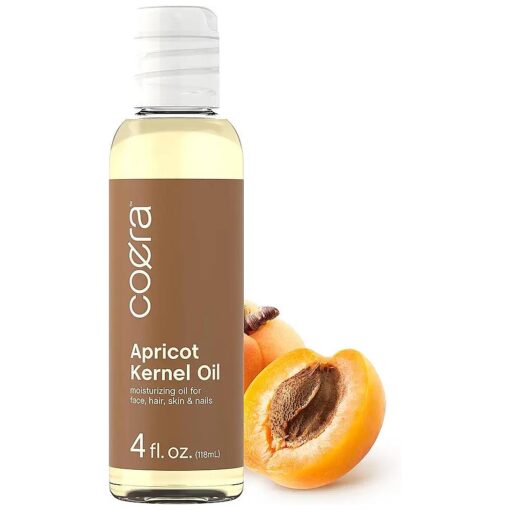 Apricot Kernel Oil | 4 fl oz | Moisturizing Oil for Face, Hair, Skin, & Nails | Free of Parabens, SLS, & Fragrances