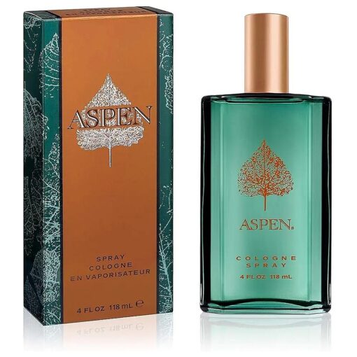 Aspen Cologne Spray, Vegan Formula, Cologne Spray, Woody Spicy Scent, 118 ml ( 4oz )