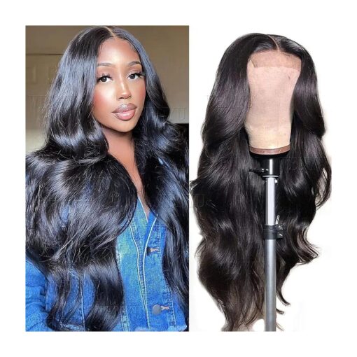 wenyu Lace Front Wigs Human Hair Body Wave 4x4 Lace Closure Wigs Human Hair Wigs for Black Women Human Hair Pre Plucked with Baby Hair Brazilian Body Wave 4x4 Lace Front Wigs Human Hair