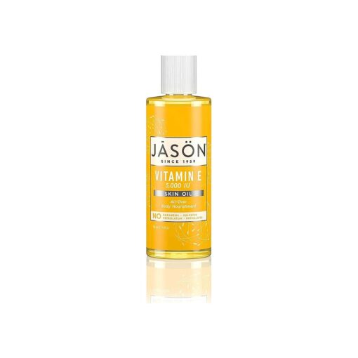 JASON Vitamin E 5,000 IU All Over Body Nourishment Oil, 4 oz, ( Pack of 3 ) ( Packaging May Vary )