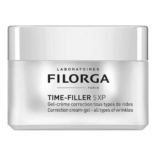 Filorga Time-Filler 5-XP Anti-Wrinkle Gel, Target 5 Types of Wrinkles with Tripeptides, Hyaluronic Acid, Samphire, NCEF & Restructuring Plant Extracts, 1.69 fl, Oz .