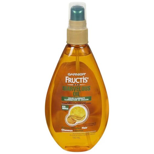 Skin and Hair Care Fructis Marvelous Oil Color Illuminate 5 Action Hair Elixir for Color Treated Hair, 5 Fluid Ounce