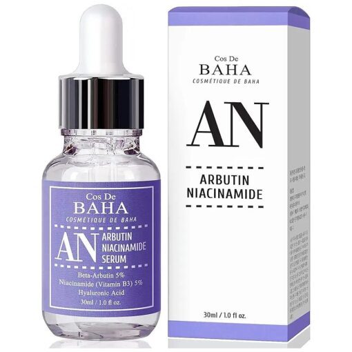 Arbutin 5 % Serum for Face with Niacinamide 5 % - Treating Pigmentations, Melasma, Dark Spot Corrector, Prevent Skin Discolouration, 1 Fl Oz ( 30ml )