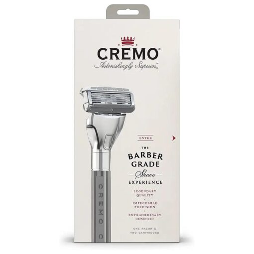 Cremo Astonishingly Superior Barber Grade Refillable System Razor