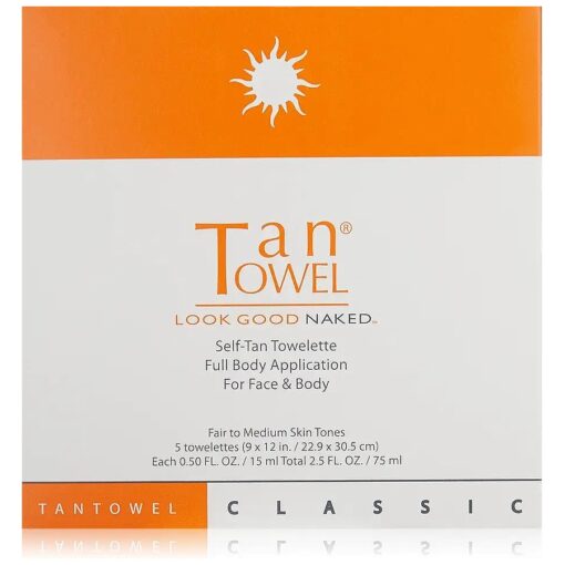 Tan Towel Tan Towel Full Body Classic 5 Pack, 0.5 FL OZ Each