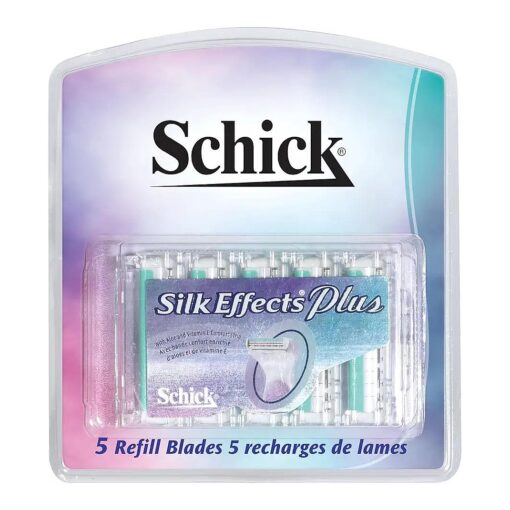 Schick Silk Effects Plus Razor Refill, 5-Count ( Pack of 2 )