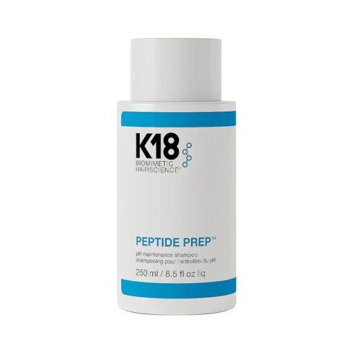 K18 PEPTIDE PREP ( tm ) Smoothing Color-Safe Shampoo, pH-Optimized, For Gentle Yet Effective Cleansing, 8.5 Fl Oz