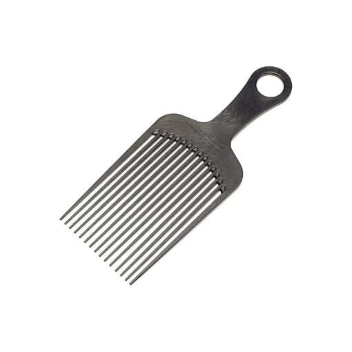 Chicago Comb Model 11 Carbon Fiber, Large Hair Pick, Anti-Static, 7.5 Inches ( 19 cm ), Made in USA