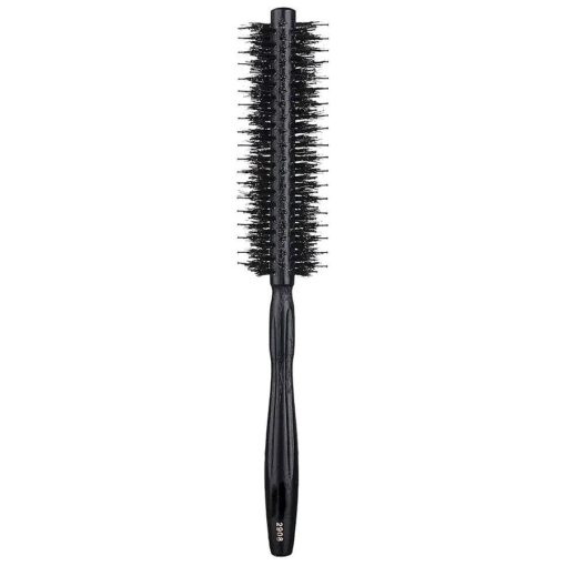 PERFEHAIR Round Brush with Natural Boar and Nylon Bristles, Small Volumizing Hair Brush- 1.5 Inch Diameter Barrel