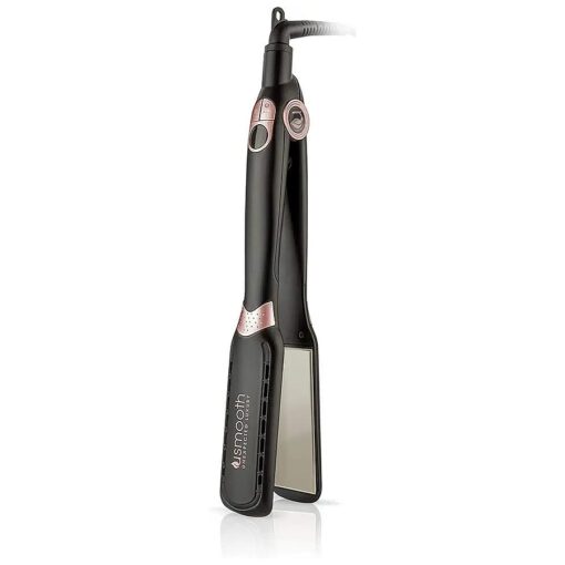 usmooth Matte Black Professional Styling Iron, 1.5 Inch