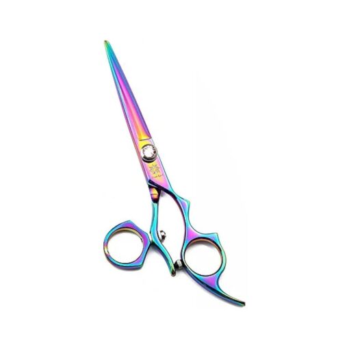 Dream Reach 5.5 inch Rainbow Salon Swivel Hair Cutting Scissors Barber Shears Set- Perfect for Professional Hairstylist