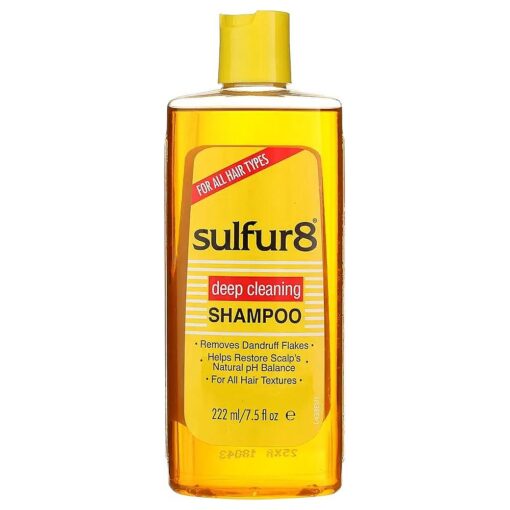 Sulfur 8 Deep Cleaning Shampoo for Dandruff, 7.5 Ounce ( Pack of 2 )