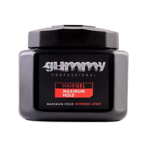 Gummy Hair Gel Maximum Hold Extreme Look 23.5 Ounce ( 700ml ) ( Pack of 3 )