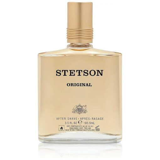 Stetson Original Aftershave by Scent Beauty - After Shave Splash for Men - Earthy and Woody Aroma with Fragrance Notes of Citrus, Patchouli, and Tonka Bean - 3.5 Fl Oz