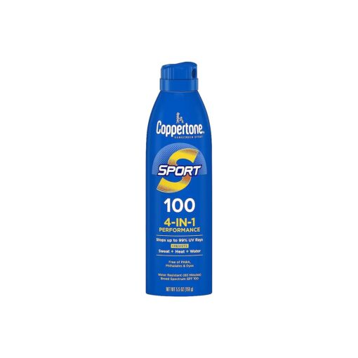 SPORT Sunscreen Spray SPF 100, Water Resistant, Continuous Spray Sunscreen, Broad Spectrum SPF 100 Sunscreen, 5.5 Oz Spray