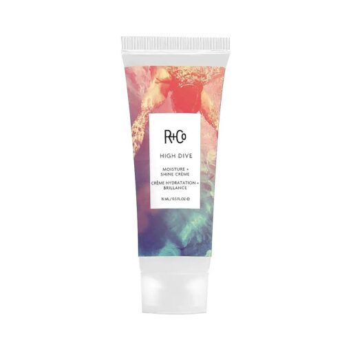 R+Co High Dive Moisture + Shine Creme Deluxe | Deep Hydration + Softens + Eliminates Frizz | Vegan + Cruelty-Free | 0.5 Oz