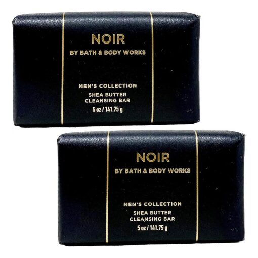 Bath & Body Works Men 's Collection Noir - 2 pack - Cleansing Bar