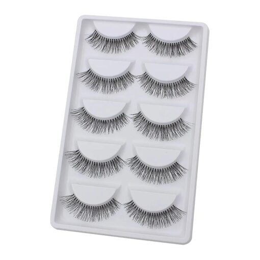 5 Pairs Long Fake Eye Lash False Eyelashes Extension Makeup